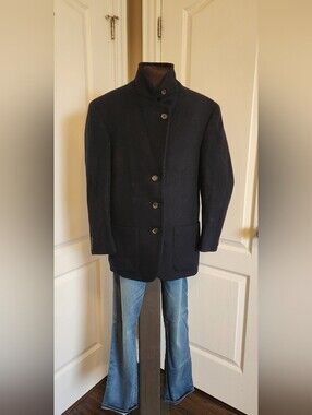 Vintage Women's LL Bean Wool Blazer/Jacket Size 4 Pet